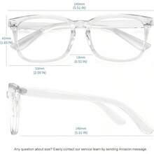 Blue Light Blocking Glasses, Anti Eye Strain Headache (Sleep Better),Computer Reading Glasses Transparent Lens (Black++Tortoise, 53) - 3 Pack Black + Tortoise + Clear - View 6