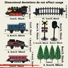 ROARING GOOD TIME Train Cake Decorations Mini Train Traffic Track Railway Cake Decorations For Boys Kids Steam Train Theme Birthday Party Supplies - 彩色 - 查看 3