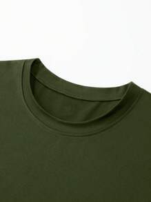 Camiseta de tirantes casual de cuello redondo con impresión de letras y palmeras para hombre