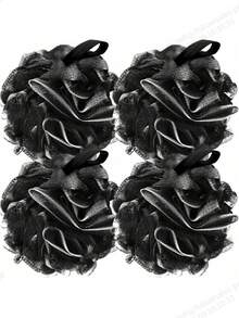 1/2/4 件丝瓜沐浴海绵身体磨砂膏，柔软网状淋浴去角质海绵，男女开学沐浴配件