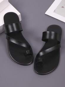Sandalias casuales de moda para mujer, antideslizantes y antiolor para uso en exteriores - Negro - Ver 5