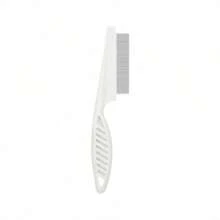 1pc Dog/Cat Hair Brush, Flea Comb, Self-Cleaning Brush, Pet Grooming Brush, Massage Brush, Deshedding Tool, Fur Removal Brush, Pet Cleaning Tool, Hair Collection Tool, Dog Brush, Cat Brush, Pet Deshedding Brush, Animal Accessories, Pet Supplies, Non-Slip Stainless Steel Dog Comb, Cat Accessories