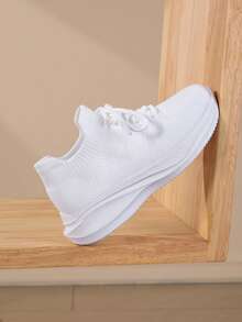 Neue bequeme & weiche rutschfeste leichtgewichtige flexible Sohle Schnürsportschuhe aus Mesh für Kinder & Jugendliche, geeignet für Innen-/Außenbereich Laufen und Gehen