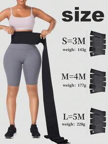 1pc Women Waist Wrap Corset Belt Elastic Adjustable Postpartum Abdomen Shaper