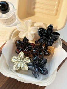 1 Stück/6 Stück Set pastell farbige Gänseblümchen Blumen Haarklammer, elegante tägliche lässige Frisur Accessoires Haarklammer Haarspange Haarklammer Haarfänger Haarklammer für Frauen