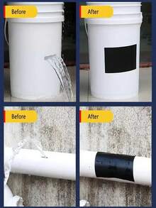 1 Roll Of Waterproof Black Repair Tape, Strong Self-Adhesive Sealing Tape, Seal And Leak Repair, Suitable For Indoor And Outdoor Use, Perfect For Home, RV, Roof, Pipe, Swimming Pool - Multicolor - View 6