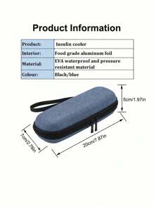 Insulated Portable Insulin Cooler Bag -Friendly Cold Ice Pack Physical Cooler Box Lightweight Simple Zipper Carry Bag Diabetes Travel Case, Travel Emergency Bag Medical Bag Emergency Kit Bag,Portable Medication Cooler Bag For Insulin Pens And Blood Glucose Monitor Supplies Beach Travel Accessories Car Accessories Summer Travel Essentials Vacation Holiday Back To School