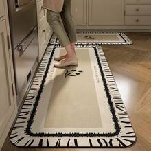 Luxurious Silicone Floor Mat, Water & Oil Absorbent, Non-Slip, Easy Clean L-Shaped Kitchen Rug - Multicolor - View 15