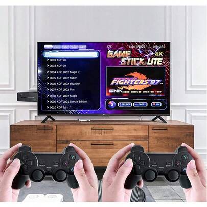 TV Game Retro Console Emulator With 2 Game Pads 20,000+ Games M8  64G Memory Card