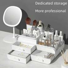 Desktop Makeup Organizer Cosmetic Storage Box Jewelry Nail Polish Drawer Organizer Container Lipstick Sorting Sundries Cases