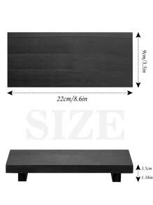 Bandeja de jabón pequeña para fregadero de cocina, soporte de madera para dispensador de jabón, decoración de baño estilo granja, accesorios de cocina, decoración de tocador y encimera