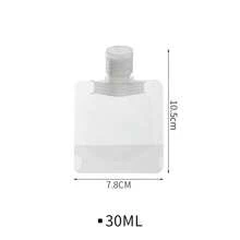 3 Stück/10 Stück [Verstärkte Reise-Portionsbeutel] Kosmetik-Portionsbeutel, Lotion-Portionsbeutel, Duschgel-Portionsbeutel, Shampoo-Portionsbeutel, tragbare Reise-Gesichtsreiniger-Portionsbeutel, Schulanfang