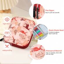 New Crochet Hook Case Without Hooks And Accessories, Zipper Storage Organizer Bag With Web Pockets For Various Crochet Needles/Knitting Accessories/Crochet Hook Kit Tools, Lightweight, Easy To Hold