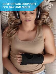 Carpal Tunnel Wrist Brace For Night Wrist Sleep Supports Splints Stabilizer And Hand Brace Cushioned To Help With Carpal Tunnel Relief Universal Adjustable Fit