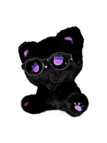 Poupée en peluche mignonne et adorable de chat, poupée kawaii en doux animal en peluche, cadeau d'anniversaire pour petite amie, Noël, Halloween, Saint-Valentin, fête, Fête des mères