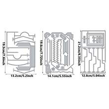 1 pieza Caja de regalo 3D plegable y tarjeta de felicitación plegable troquel, troqueles de corte de metal gris, plantilla de tallado de papel para hacer tarjetas, álbumes de recortes y decoraciones artesanales DIY