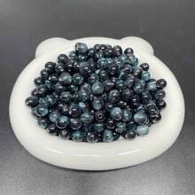 新款50-100颗魔力星空细闪树脂珠8-10mm圆形石珠水晶散珠光滑间隔珠手链串珠饰品制作DIY友谊手链项链耳环工艺品 - 彩色 - 查看 30