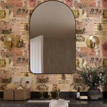 1 Roll Retro Greeting Card Newspaper Self-Adhesive Wallpaper, Newspaper Peel And Stick Wallpaper, Waterproof Living Room Kitchen Bedroom Dormitory Wallpaper, Furniture Refurbishment Wallpaper