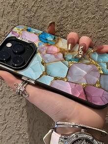 Gemstone Phone Case Suitable For 16, 15, 14, 13, 12, 11, PRO MAX, As Well As X, XS, PLUS, Galaxy S22/23/24 Ultra/FE+ - 彩色 - 查看 2
