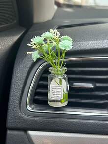 1 chiếc kẹp cửa gió điều hòa ô tô hình hoa cúc Baby's Breath nhiều màu, bao gồm tờ giấy thay thế mùi hương ngẫu nhiên, đồ trang trí cửa gió điều hòa ô tô, máy khuếch tán tinh dầu lọc không khí - Với chồi-Gypsophila - Xem 12