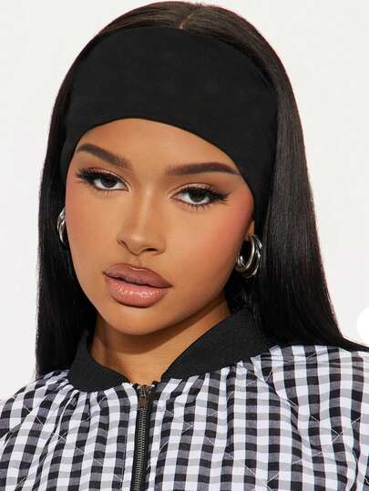 1 st enfärgat sportyoga-pannband, svettabsorberande elastiskt hårband för män och kvinnor, löpning, fitness, huvudduk för kvinnor kvinnors bandanas vinterhåraccessoarer