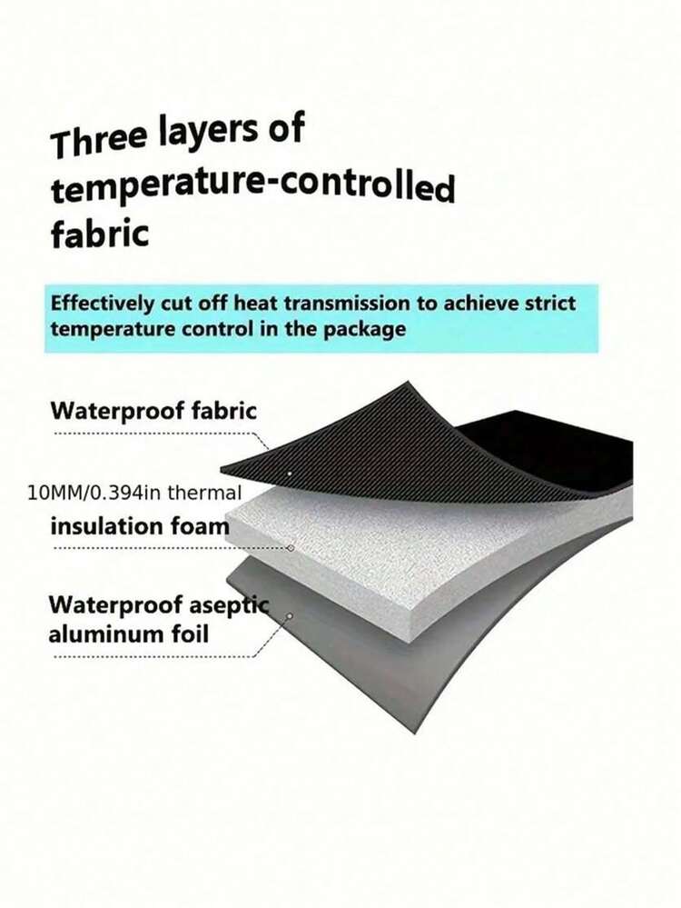 Bolsa Térmica Portátil Isolada para Insulina - Pode Conter Bolsas de Gelo, Leve e Fácil de Carregar, Design com Zíper, Bolsa de Armazenamento de Viagem, Bolsa de Emergência, Bolsa Médica, Bolsa Térmica Portátil para Medicamentos, Adequada para Canetas de Insulina e Medidores de Glicose, Acessórios de Praia, Acessórios para Carro, Essencial para Viagens de Verão, Férias, Volta às Aulas - Multicolorido - Visão 2