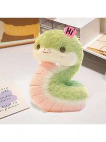1pc 2025 New Arrival Cute Plush Snake Doll, Stuffed Animal Doll Birthday Gift, Lucky Charm, Valentine's Day Gift, Easter Gift