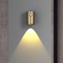 1 Stück Zylinderförmige Wandleuchte, LED Nummernschild Licht, Flurwandleuchte, Sensor Licht, Wanddekoration Licht, Nachtlicht, geeignet für: Wohnzimmer, Schlafzimmer, Hausnummer, Hof, Garten, Hotel, Flur, Restaurant, Geschäft, Schule, Krankenhaus, Hochzeit, Weihnachtsdekoration, USB betrieben.