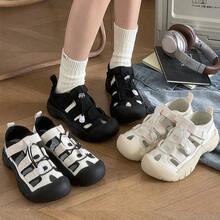 Women Casual Shoes - 白黑色 - 查看 2