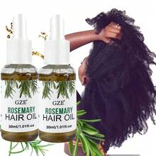 2 件 GZE 迷迭香护发油，迷迭香头皮护发油，注入生物素，强韧发丝 | 所有类型和质地 | 直发、波浪发和化学发质，修复分叉，修复受损发质 - 綠色 - 查看 8