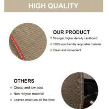 1pc Scratch Resistant & Anti-Shedding Attractive Cat Scratching Board, Suitable For Preventing Cats From Damaging Furniture And Clawing