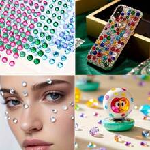 Face, Nail And Eye Makeup | Acrylic Gem Stickers For Body Accessories And Party Decorations - 彩色 - 查看 3