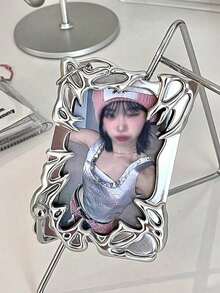 1 件，银色，树脂，金属风格，造型，照片卡夹，流行，相册，照片保护卡夹，适用，6.5*9.5 厘米/2.56*3.74 英寸照片返校 - 彩色 - 查看 13