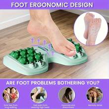 双滚轮足部按摩器，带 4 个按摩滚轮 - 针灸放松，缓解疼痛和足底按摩，健康配件 - 彩色 - 查看 8