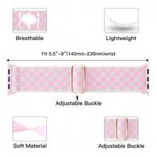 4 件/套编织弹力尼龙运动单圈表带，兼容 表带、Fitbit Versa 2 1、Galaxy Watch、Fitbit Versa，20 毫米 22 毫米 38 毫米 40 毫米 41 毫米 42 毫米 44 毫米 45 毫米 46 毫米 49 毫米，男女通用，尼龙弹性表带，兼容 Series 10 9 8 7 6 SE 5 4 3 2 1 Ultra Ultra，可作为返校学生的礼物 - 彩色 - 查看 6