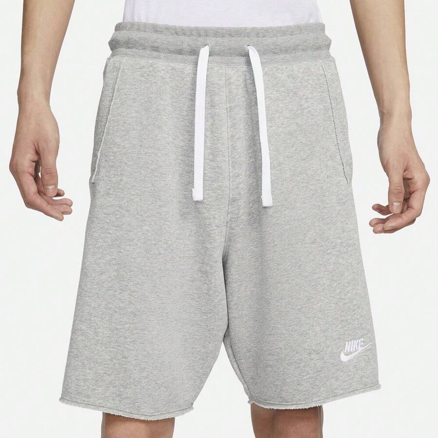 Nike 男士 ASMNK CLUB ALUMNI LBR FT SHORT 针织运动短裤 DX0767-063 - 黑色 - 查看 1