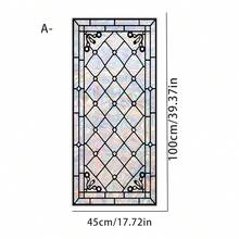 1/4 Piece Rainbow Prism Window Film, PVC Refraction Decal For Glass Surface - Reusable, No Adhesive, Double-Sided Rainbow Sun Catcher, Suitable For Home And Office Decoration, Smooth Surface, Rectangular - Multicolor - View 12