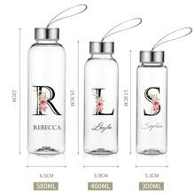 1pc Customized Water Bottle With Letters & Name, Minimalist Stainless Steel Lid & Plastic Cup, Multiple Capacities 300/400/500ml, Portable Outdoor Leak-Proof Sports Tumbler, Made Of AS Material, Unisex Design, Cold Juice/Coffee Cup, Personalized Graduation/Birthday/Holiday Gift,Multi-Functional, Ornamental,Reusable,Exquisite,Stylish,High-Quality,Colorful,Modern,Custom,Personalized,Unique,Ideal Gifts For Him,Ideal Gifts For Her,Boyfriend,Dad,Girlfriend,Mom,Family,Friends,Tea Room,Home,Garden,Office,For Anniversaries,For Valentine's Day,For Mother's Day,For Birthdays,For Father's Day,For Graduation,For Weddings,For Housewarming