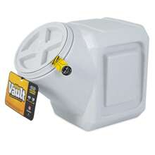 Vittles Vault Outback Stackable Plastic Dry Pet Food Storage Container For Dogs, Gray, 40 Pound Capacity