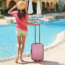 1pc Luggage Cover, Dustproof Box, Travel Accessories, Trolley Case Protective Cover