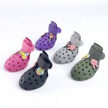 Zapatos para perro para suelo caliente - Adecuados para perros pequeños, medianos y grandes, botas protectoras de patas para perros, fáciles de poner y quitar, antideslizantes, impermeables, fáciles de limpiar, para playa y nieve. Incluye 2 accesorios aleatorios de sandalias transpirables