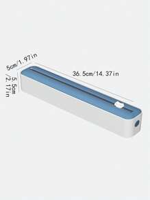 1 Stück Magnetischer Folienabroller und -spender - wiederverwendbar für Klarsichtfolie, Alufolie und Backpapier, Küchenausstattung für die Schublade