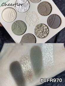 CHEERFLOR Makeup Palette, Matte Shimmer Powder Eyeshadow Pallet, Highly Pigmented, Long-Lasting Bright Shimmer Eyeshadow, Light, Smooth, With Mirror, Highlighters Contour Blush Powder All In One Makeup Pallet