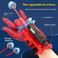 Schleuder Handschuhe, Super Held Web Shooter Kinder, Dual Bildungsspielzeug, Spinnen Handgelenk Spielzeug Kostüm Cosplay Requisiten Geschenk