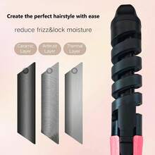 Lockenstab schadet dem Haar nicht, ist das beste Geschenk für Frauen - EU C-Typ Stecker (220-240V) - Übersicht 4