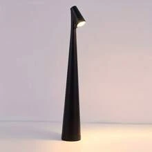 1 pièce Lampe de table à design minimaliste, veilleuse rechargeable pour la lecture et l'apprentissage, lampe de bureau à interrupteur tactile avec trois modes d'éclairage réglables. Convient pour la chambre à coucher, le bureau, la décoration et l'éclairage du salon.