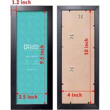 4x10 Picture Frame Black, Panoramic Picture Frame Wall Decoration, Classic Black Minimalist Style Suitable Decorating Houses, Offices, Hotels(1 Pack) - Black - View 3