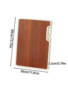 1pc Double-Sided Foldable Kitchen Cutting Board With Knife Sharpener Stand - Multicolor - View 6