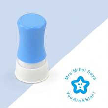 Customizable Personalized Name Round Teacher Encouragement Stamps - Suitable For Classroom Rewards And Office Use, Essential Tools For Teaching And Office Work.,Back To School,School Supplies,Multi-Functional,Ornamental,Reusable,Modern,Colorful,Cute,Vintage,Cartoon,Kawaii,Custom,Personalized,Unique,Customized,Workers,Clients,Students,For Business/Work/Office,For School,Office & School Supplies,Xmas Decoration,Solid Color Name Stamp