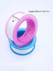 新材料 Ptfe 覆膜防水膠帶,適用於燃氣、保溫及水管,黏著層厚實 - 藍色 - 查看 6